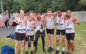 GPS&amp;O Vice Champion de France de relais 8x2x2x8 Minimes !