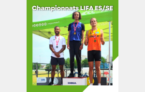 Orlane et Julien sur le podium des championnats d'Île-de-France !