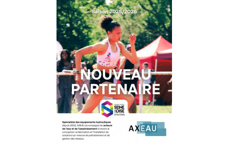 AXEAU, nouveau partenaire de GPSEO Athlétisme